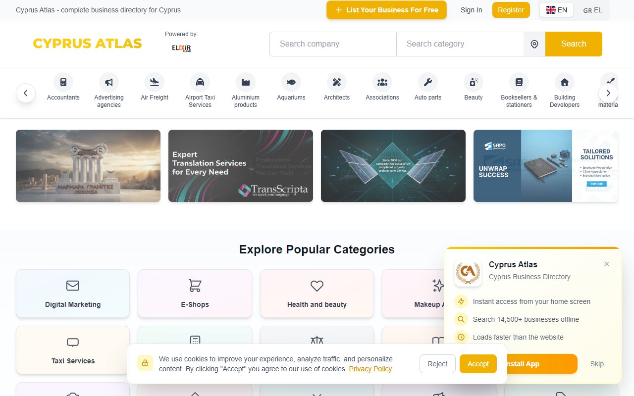 Cyprus Atlas - Business Directory for Cyprus