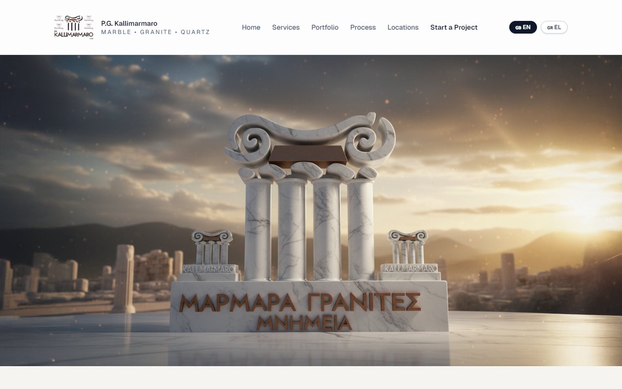 P.G. Kallimarmaro - Marble, Granite & Quartz Specialists