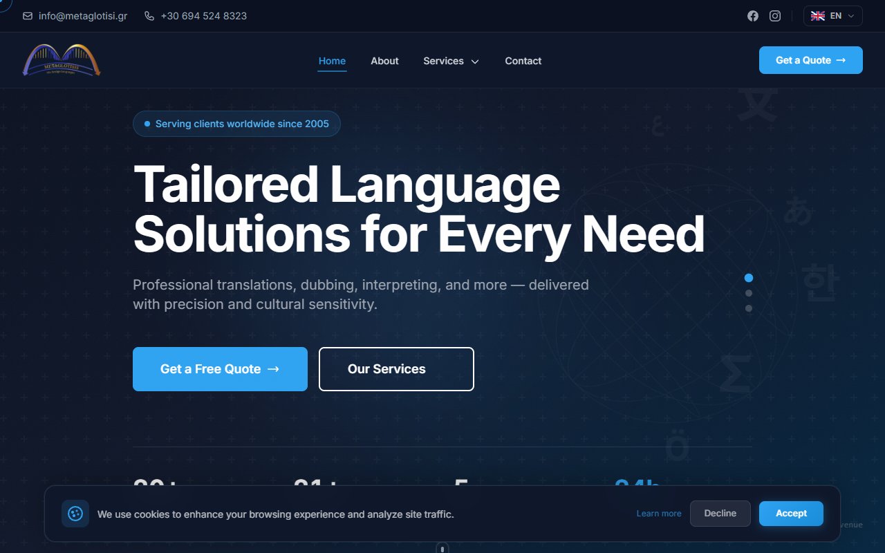 Metaglotisi - Professional Translation Services